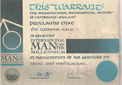 Man of the Millennium Award